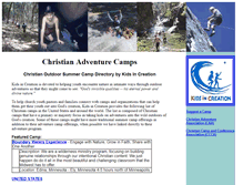 Tablet Screenshot of christianadventurecamps.org